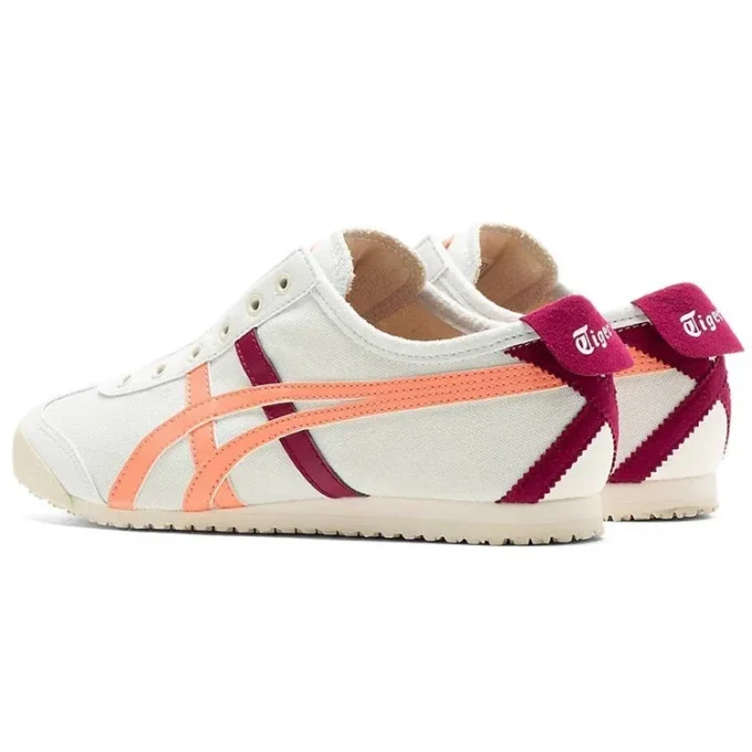 Mexico 66 Slip-On «Blanco Burdeos Naranja»