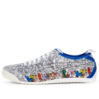 Zapatillas Onitsuka Tiger x Kanta&Kaede Mexico 66 «Blanco Negro Azul»