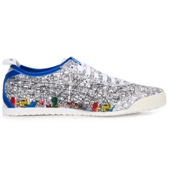 Zapatillas Onitsuka Tiger x Kanta&Kaede Mexico 66 «Blanco Negro Azul»