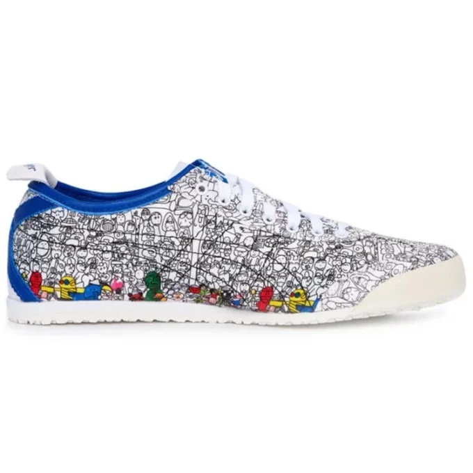 Zapatillas Onitsuka Tiger x Kanta&Kaede Mexico 66 «Blanco Negro Azul»