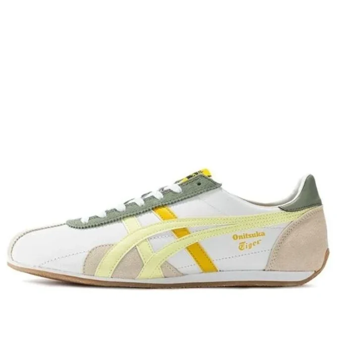 Zapatillas Runspark «Blanco Verde Oliva Amarillo»