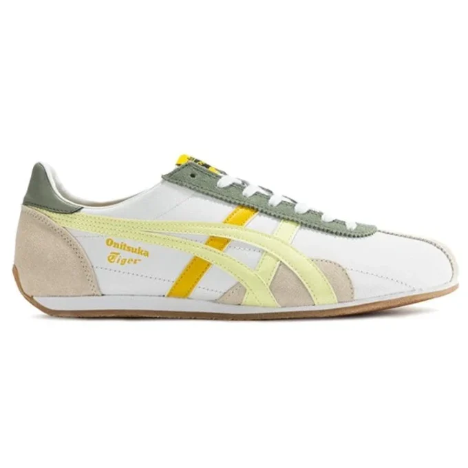 Zapatillas Runspark «Blanco Verde Oliva Amarillo»