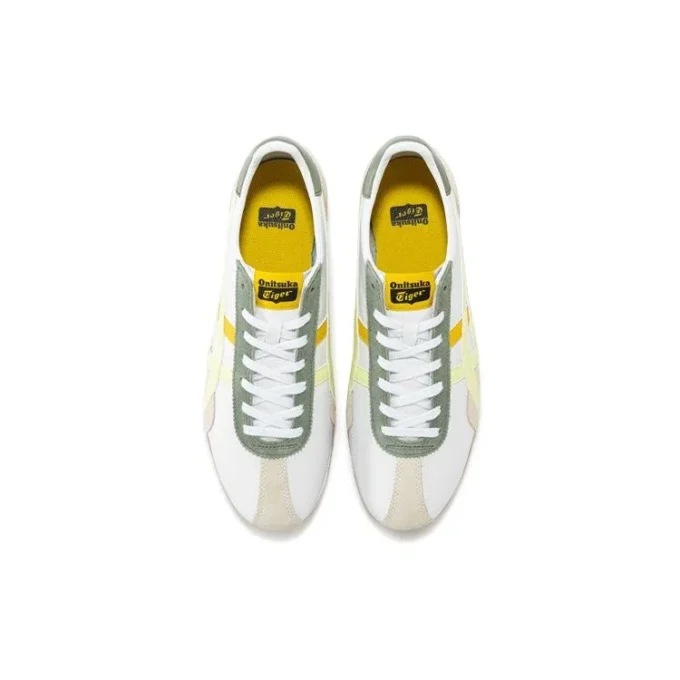 Zapatillas Runspark «Blanco Verde Oliva Amarillo»